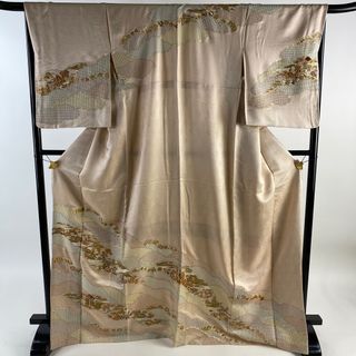 訪問着 身丈170.5cm 裄丈66.5cm 正絹 美品 名品 【中古】(着物)