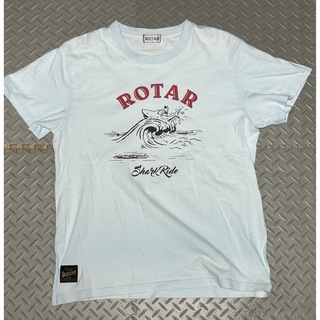 ローター(ROTAR)のROTAR Tシャツ 水色 ライトブルー Shark Ride(Tシャツ/カットソー(半袖/袖なし))