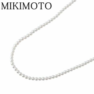 MIKIMOTO - ミキモト ベビーパール ネックレス アコヤパール3.0mm～3.5mm 41cm シルバー MIKIMOTO【17718】