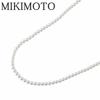 ミキモト(MIKIMOTO)のミキモト ベビーパール ネックレス アコヤパール3.0mm～3.5mm 41cm シルバー MIKIMOTO【17718】(ネックレス)