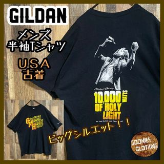 ギルタン(GILDAN)のギルダン バンド マイケル・スタンレー バンT ロック古着 80s 半袖Tシャツ(Tシャツ/カットソー(半袖/袖なし))