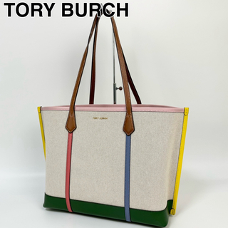 トリーバーチ(Tory Burch)の24E29 TORY BURCH トリーバーチ トートバッグ キャンバス(トートバッグ)