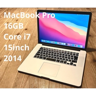 アップル(Apple)の【美品】MacBook Pro / 16GB / Corei7 / 15インチ(ノートPC)