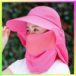 【あなたを日差しから守る】紫外線対策　UVカット帽子　日焼け防止　サンバイザー(その他)