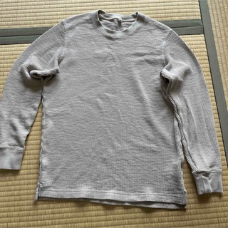 ユニクロ(UNIQLO)のUNIQLO ワッフルクルーネックTシャツ(Tシャツ/カットソー(七分/長袖))