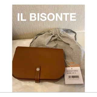 IL BISONTE - イルビゾンテ　 IL BISONTE  レザー　ショルダーバッグ　ブラウン　