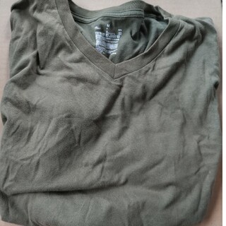 無印良品　メンズ　半袖　Tシャツ オリーブ　Mサイズ(Tシャツ/カットソー(半袖/袖なし))