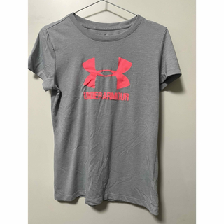 アンダーアーマー　レディース　Tシャツ　グレー　SMサイズ(Tシャツ/カットソー(半袖/袖なし))