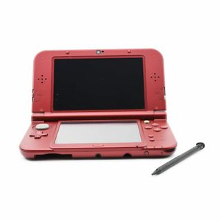 ニンテンドー3DS(ニンテンドー3DS)の【G0361】IPS液晶 Newニンテンドー3DS LL メタリックレッド(携帯用ゲーム機本体)