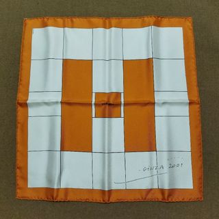 エルメス(Hermes)のエルメス ミニスカーフ 銀座 メゾン オープン記念 プチカレ HERMES(バンダナ/スカーフ)