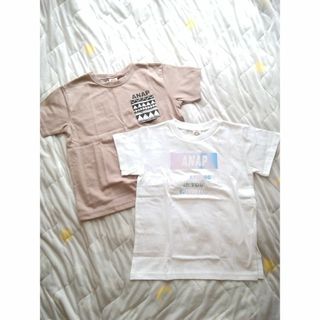 アナップキッズ(ANAP Kids)の[新品・未使用] ANAP Kids 半袖Tシャツ 2枚セット 110㎝(Tシャツ/カットソー)