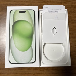 アップル(Apple)のiPhone 15 Plus グリーン 箱のみ(その他)