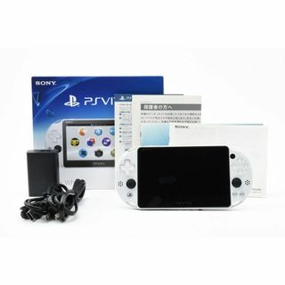 プレイステーションヴィータ(PlayStation Vita)の【G0363】PSVita グレイシャー・ホワイト PCH-2000 ZA22(携帯用ゲーム機本体)