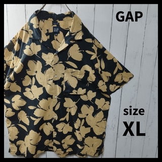 【GAP】Linen Blend Aloha Shirt　D1224