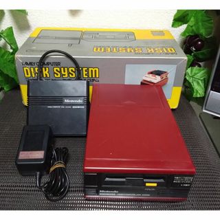 ファミリーコンピュータ(ファミリーコンピュータ)の【完動品】後期型『ディスクシステム本体＋RAM・ACアダプター』セット(家庭用ゲーム機本体)