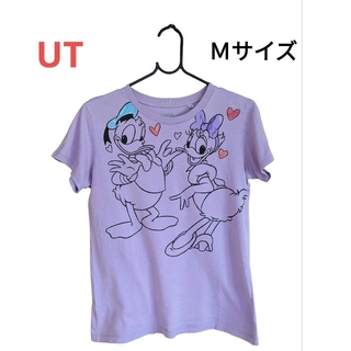 ユニクロ(UNIQLO)のユニクロ UT Tシャツ ディズニー ドナルド デイジー Ｍサイズ パープル(Tシャツ(半袖/袖なし))