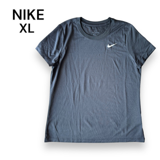 ナイキ(NIKE)のNIKE ナイキ　Tシャツ　フィットネス 　ランニング　胸ロゴ　XLサイズ　黒(Tシャツ(半袖/袖なし))