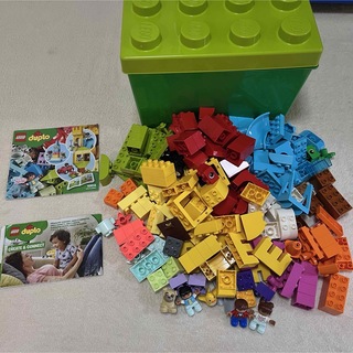 レゴデュプロ(レゴ デュプロ)のレゴデュプロ　緑のコンテナ＋アイデアボックスのセット(積み木/ブロック)