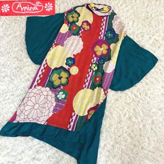 チャイハネ - 【レア品】チャイハネ　和モノ着物スリーブワンピース　アミナ　倭物屋カヤ