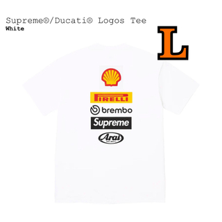 シュプリーム(Supreme)のSupreme Ducati Logos Tee White (Tシャツ/カットソー(半袖/袖なし))