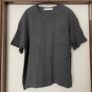 アメリカンホリック(AMERICAN HOLIC)のポケット付きTシャツ　アメリカンホリック　Mサイズ　チャコールグレー　綿100%(Tシャツ(半袖/袖なし))