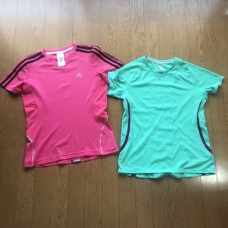 プーマ(PUMA)のレディース　スポーツ　Ｔシャツ　Mサイズ(Tシャツ(半袖/袖なし))