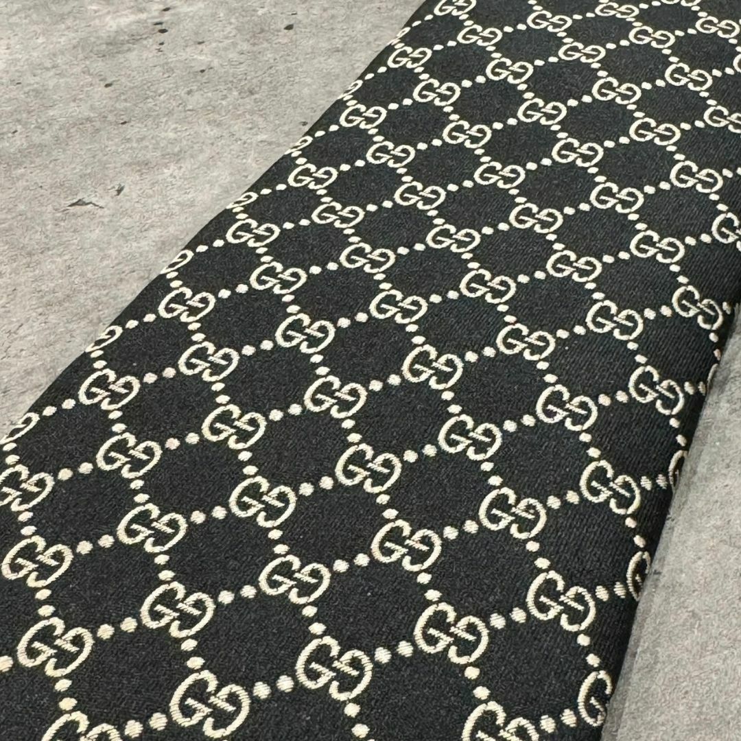 GUCCI』グッチ GGキャンバス柄ネクタイ