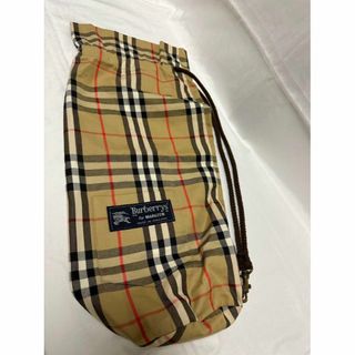 BURBERRY - Burberry バーバリー 巾着 ワンショルダーバッグ チェック ブランド