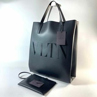 VALENTINO - 未使用に近い ヴァレンティノ VALENTINO Vロゴ レザー トートバッグ