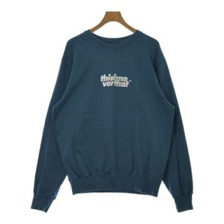 ディスイズネバーザット(thisisneverthat)のthisisneverthat ディスイズネバーザット スウェット L 青系 【古着】【中古】(スウェット)