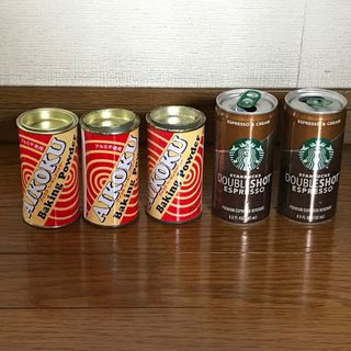 スターバックス 空き缶など6缶セット(その他)