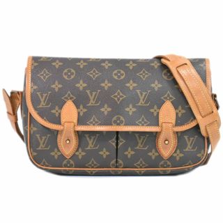 ルイヴィトン(LOUIS VUITTON)の本物 ルイヴィトン LOUIS VUITTON LV ジベシエール MM ショルダーバッグ ポシェット ブラウン M42247 Gibeciere ビトン バッグ 中古(ショルダーバッグ)