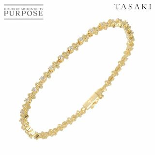 タサキ(TASAKI)のタサキ TASAKI ダイヤ 0.85ct ブレスレット 17.5cm K18 YG イエローゴールド 750 田崎真珠 VLP 90233964(ブレスレット/バングル)