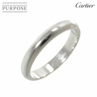 カルティエ(Cartier)のカルティエ Cartier 1895 クラシック バンド #57 リング 幅3.5mm Pt プラチナ 指輪【証明書付き】 VLP 90234358(リング(指輪))