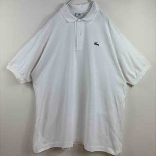 ラコステ(LACOSTE)のラコステ　LACOSTE 半袖　ポロシャツ　ビッグサイズ　6 白　2XL(ポロシャツ)
