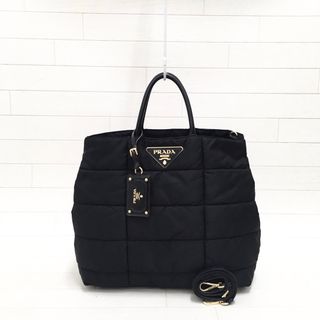 プラダ(PRADA)の☆美品・白タグ付☆PRADA TESSTO CRISPY 2way トートバッグ(トートバッグ)