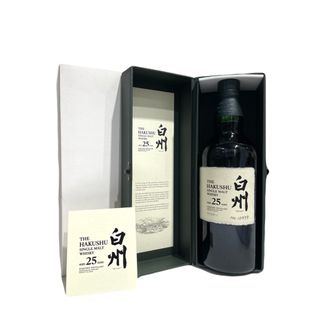 サントリー(サントリー)の★未開栓 白州 25年 シングルモルト ウイスキー 700ml 43% 箱付き (ウイスキー)