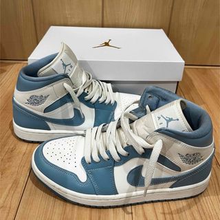 NIKE Air Jordan1 Mid university bleu(スニーカー)