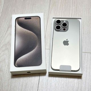 アイフォーン(iPhone)の【交換済未使用】iPhone15ProMax 256GB ナチュラルチタニウム(スマートフォン本体)