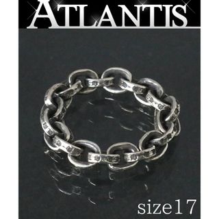 クロムハーツ(Chrome Hearts)のCHROME HEARTS 銀座店 クロムハーツ ペーパーチェーン リング 指輪 シルバー SV925 約17号 95240(リング(指輪))