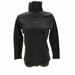 SI1559◇ 新品 タートルネックシャツ 長袖 Mサイズ ブラック(アンダーシャツ/防寒インナー)