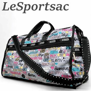 レスポートサック(LeSportsac)のレスポートサック ボストンバッグ 旅行用バッグ 総柄 クロスボディ 大容量 鞄(ボストンバッグ)