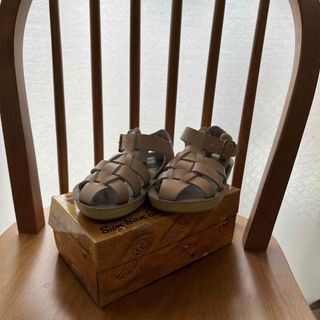 キャラメルベビー&チャイルド(Caramel baby&child )のsalt water sandals 美品　US6(サンダル)