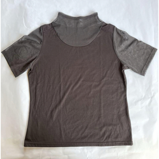ブリランテ BRILLANTE ネットシースルー　カットソートップス　Tシャツ(カットソー(半袖/袖なし))