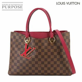 ルイヴィトン(LOUIS VUITTON)のルイ ヴィトン LOUIS VUITTON ダミエ LVリバーサイド 2way トート ショルダー バッグ エベヌ リドゥヴァン N40052 RFID VLP 90234584(トートバッグ)