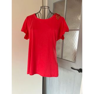 ザラ(ZARA)の完売XL＊ZARA＊フェルトスタッズtシャツ(Tシャツ(長袖/七分))