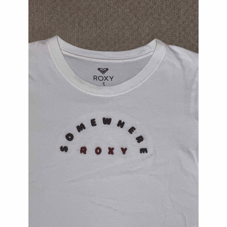 ロキシー(Roxy)のロキシー 白Tシャツ 半袖 Sサイズ(Tシャツ/カットソー(半袖/袖なし))