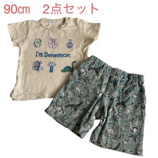 シシュノン(SiShuNon)のシシュノン　ドラえもん柄上下　90㎝　2点セット(Tシャツ/カットソー)