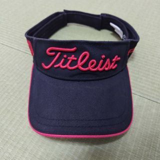 タイトリスト(Titleist)のTitleist　タイトリスト　サンバイザー　ゴルフ　日除け　バイザー　黒　赤(ウエア)