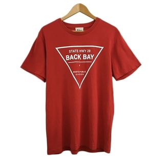 ティーケーミクスパイス タケオキクチ Tシャツ ロゴ プリント 半袖 XL 赤(Tシャツ/カットソー(半袖/袖なし))